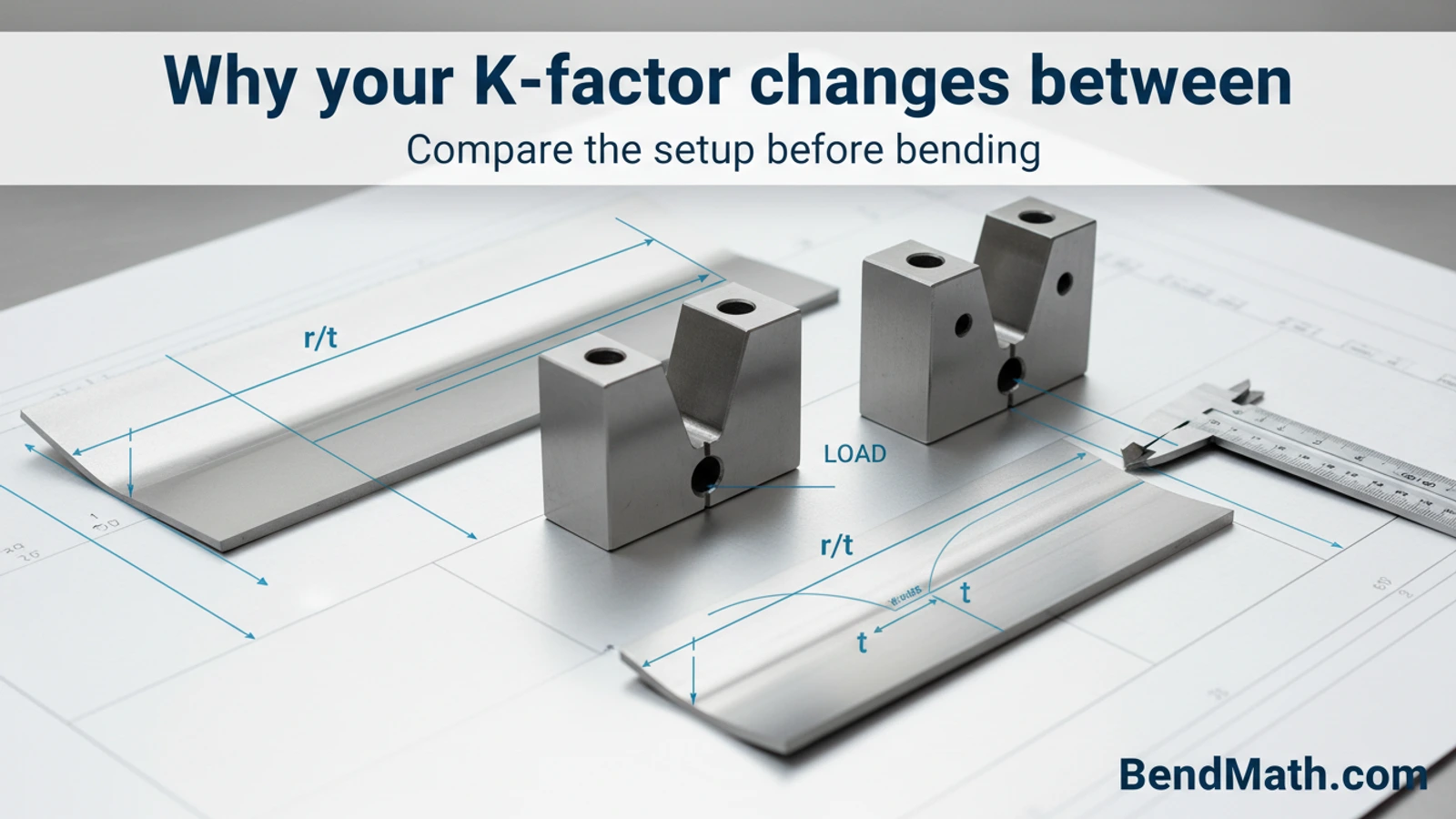 Why your K-factor changes between air bending and bottoming fabrication guide with press brake bending visual